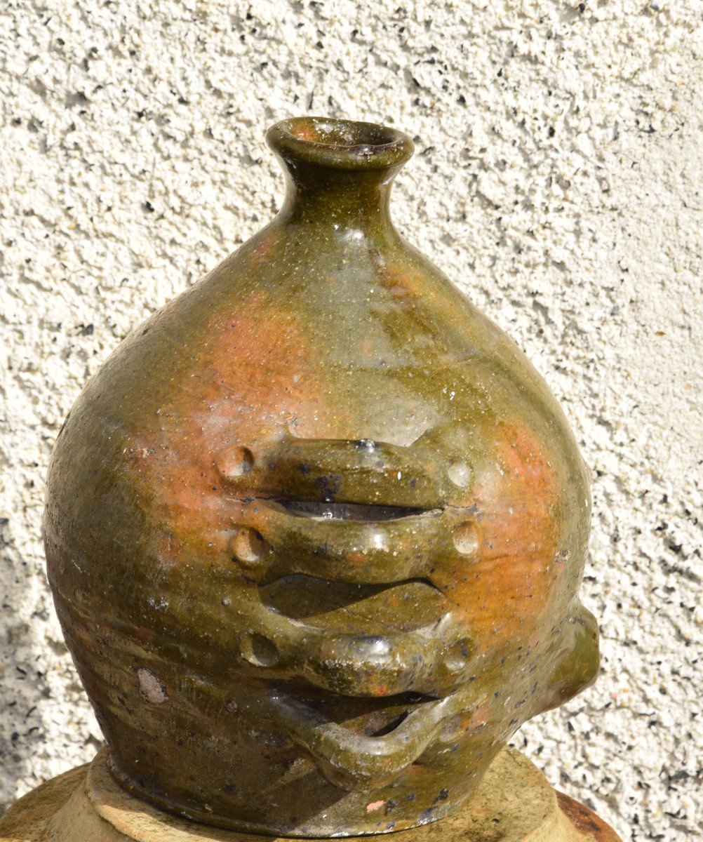 Vinaigrier In Terracotta, Saintonge Origin, XIXth-photo-1