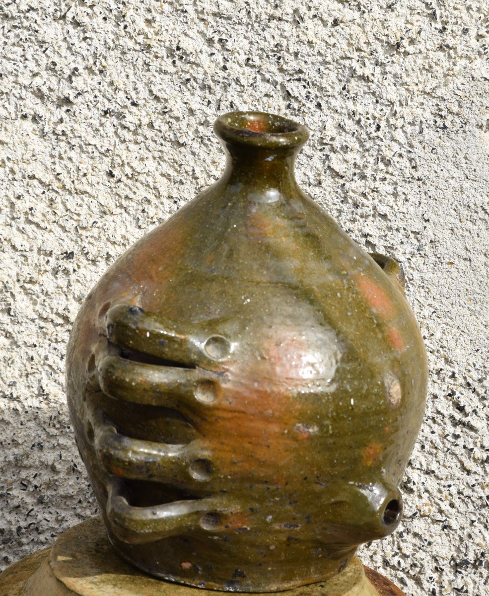 Vinaigrier In Terracotta, Saintonge Origin, XIXth-photo-2