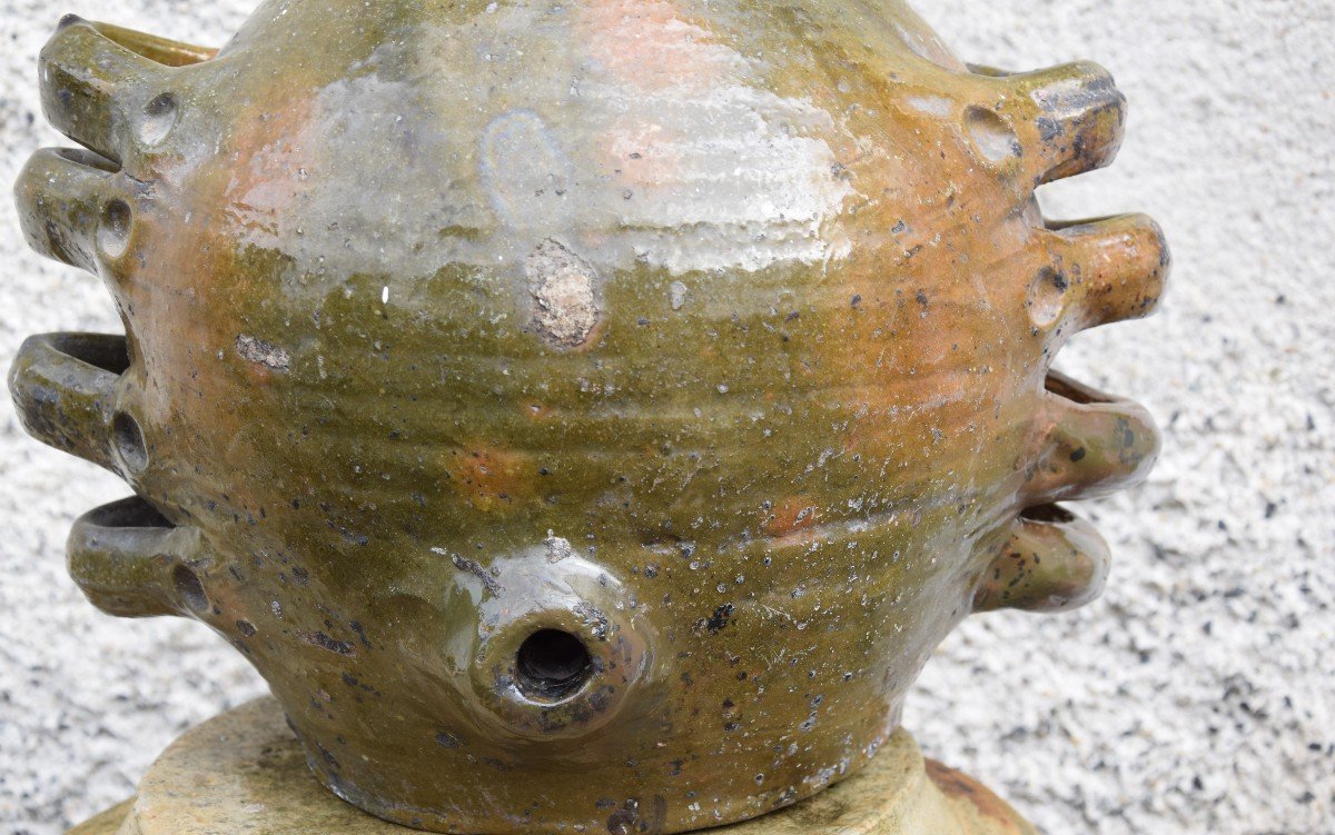 Vinaigrier In Terracotta, Saintonge Origin, XIXth-photo-6