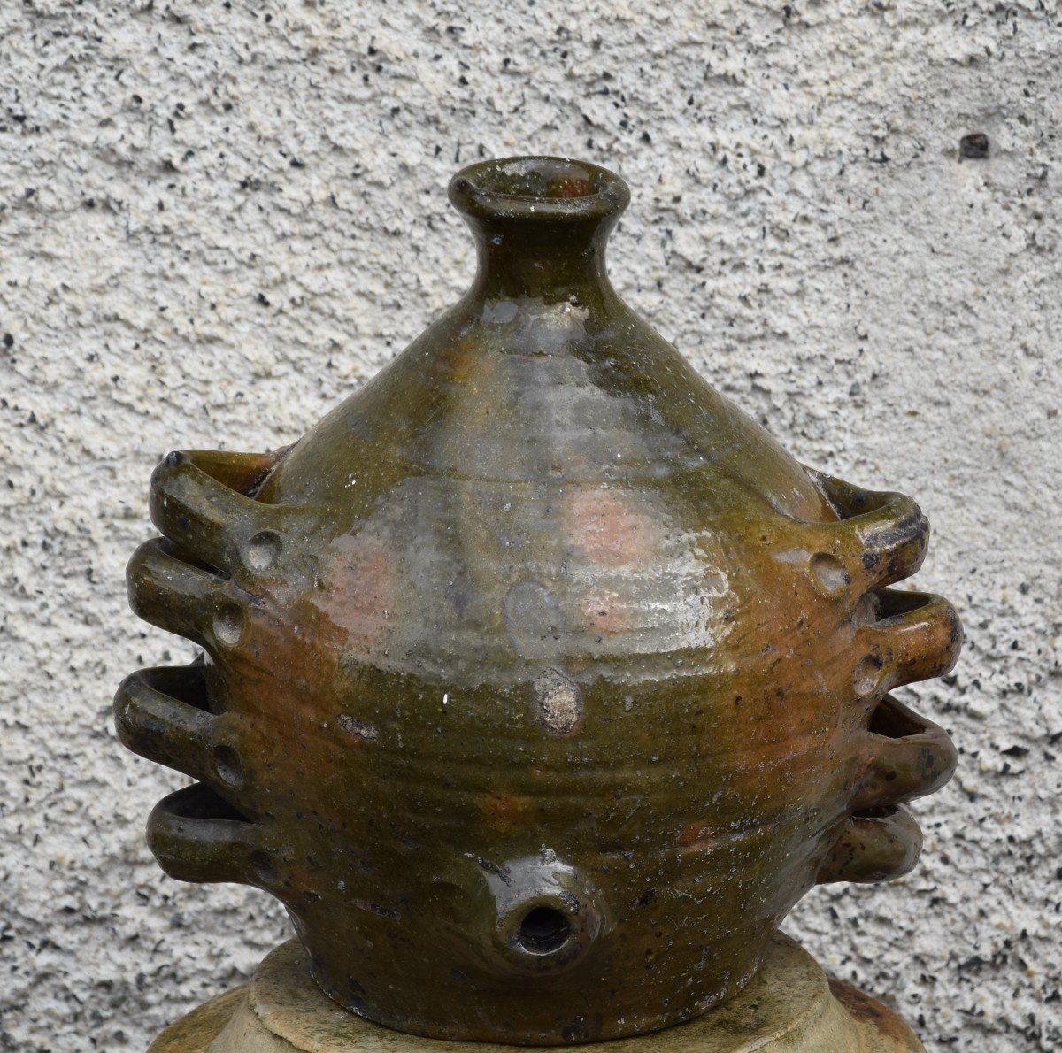 Vinaigrier In Terracotta, Saintonge Origin, XIXth
