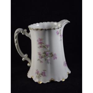 Limoges Porcelain Pitcher, Haviland For Purcell In Lexington Kentucky Circa 1900