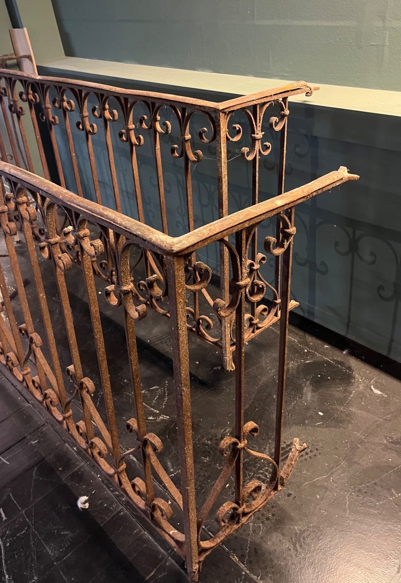  Pair Of Wrought Iron Balcony Railings -photo-1