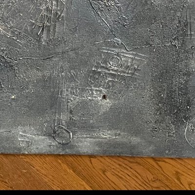 Igael Tumarkin Technique Mixte Sur Toile-photo-3