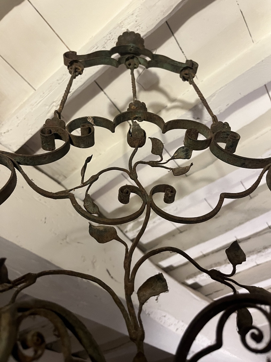 lustre fer forgé -photo-4