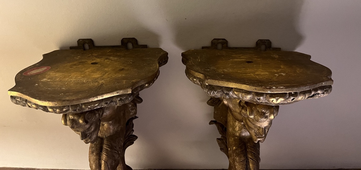 paire de consoles d applique-photo-4