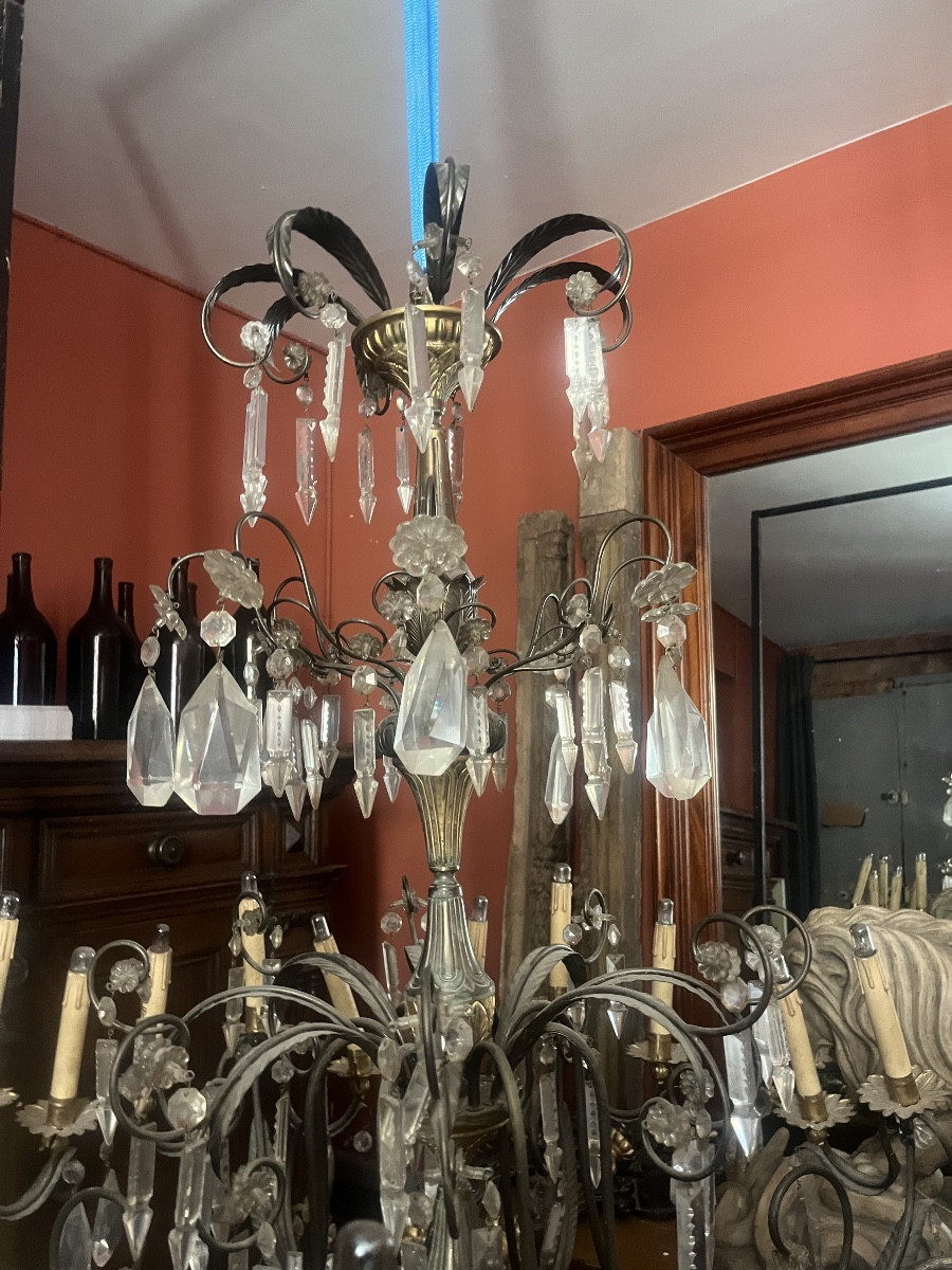 24-light Iron Chandelier-photo-3