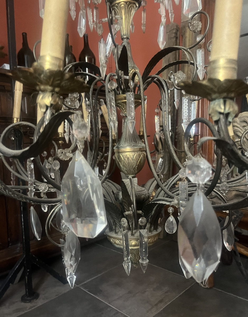 24-light Iron Chandelier-photo-4