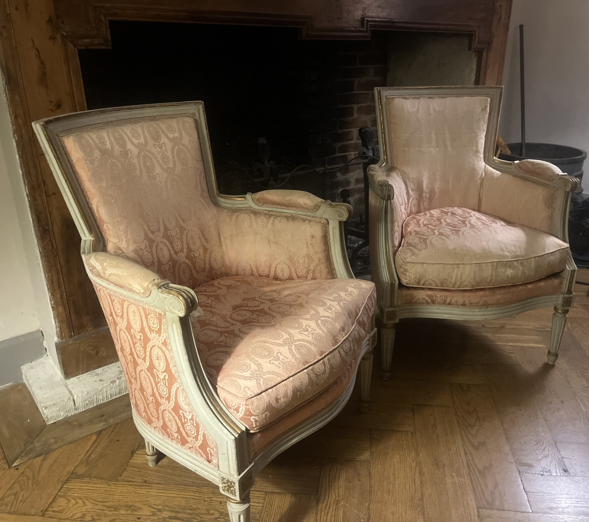 Pair Of Bergeres Louis 16