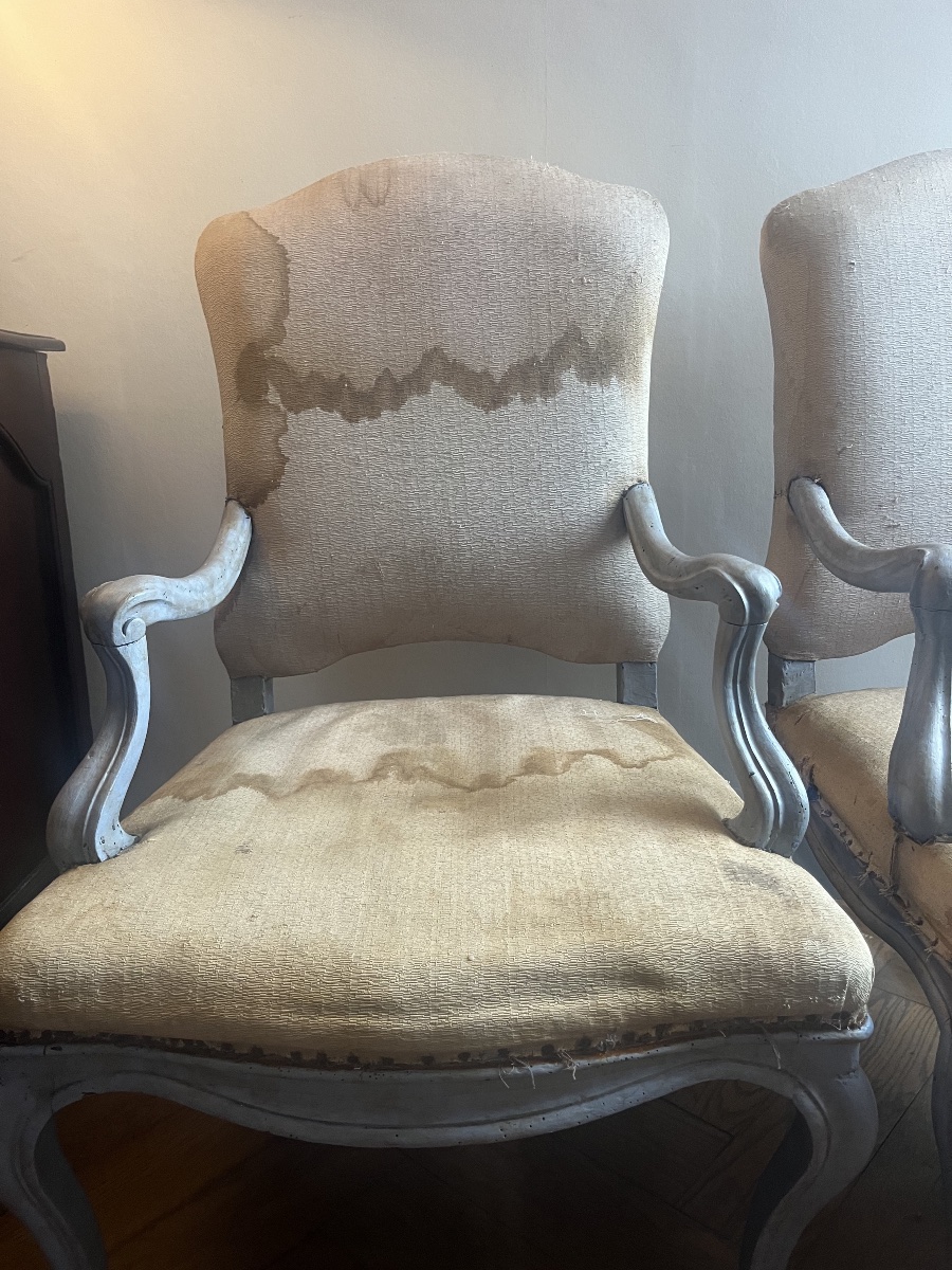 Pair Of Italian Armchairs -photo-1