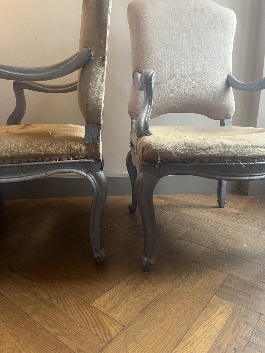 Pair Of Italian Armchairs -photo-3