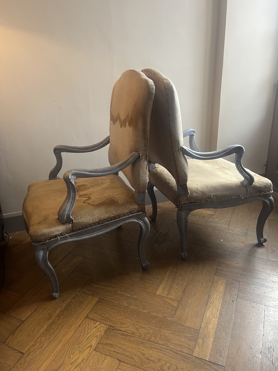 Pair Of Italian Armchairs -photo-5