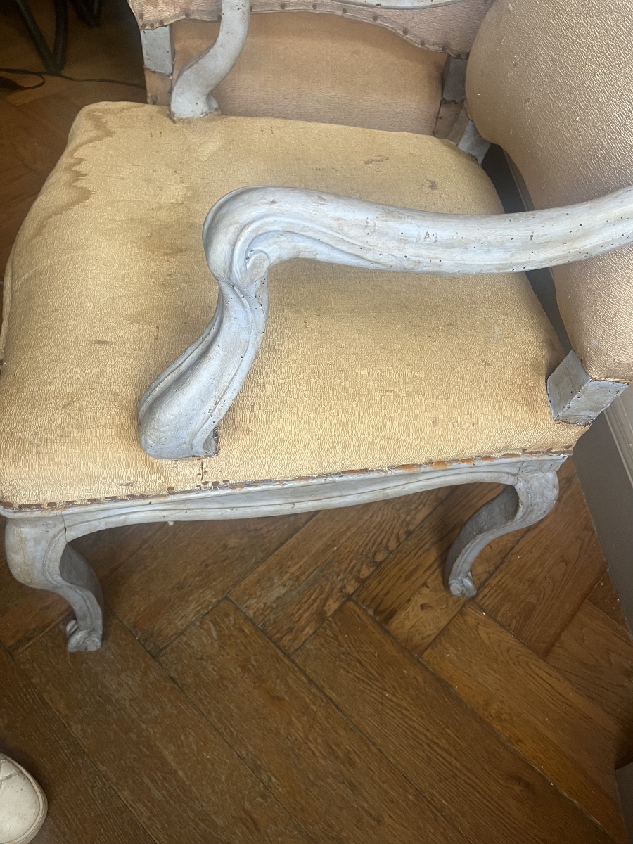 Pair Of Italian Armchairs -photo-7