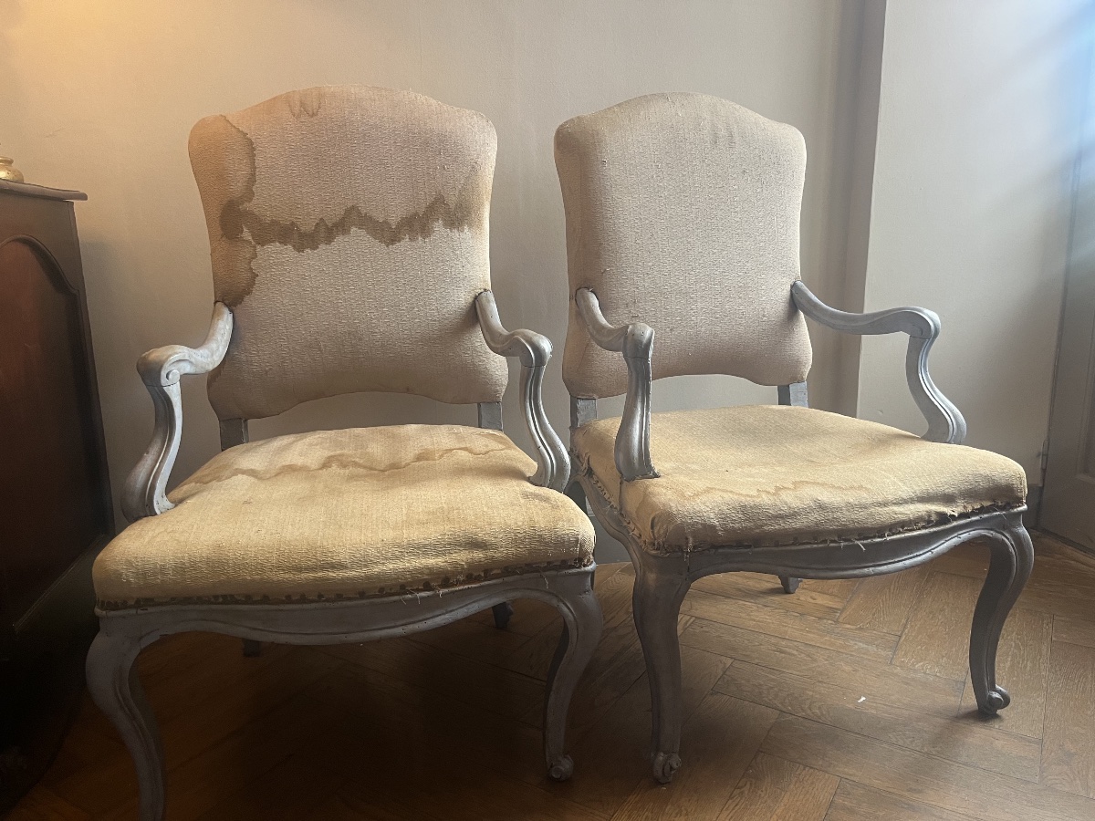 Pair Of Italian Armchairs 