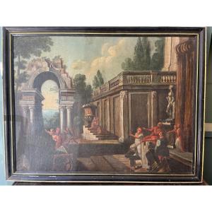 Italian Painting Called "capriccio"