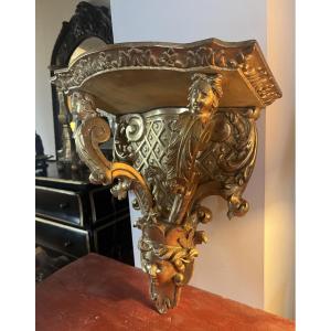 Gilded Linden Wall Console