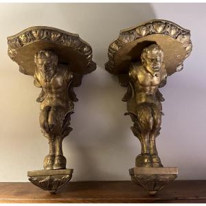 paire de consoles d appliques 