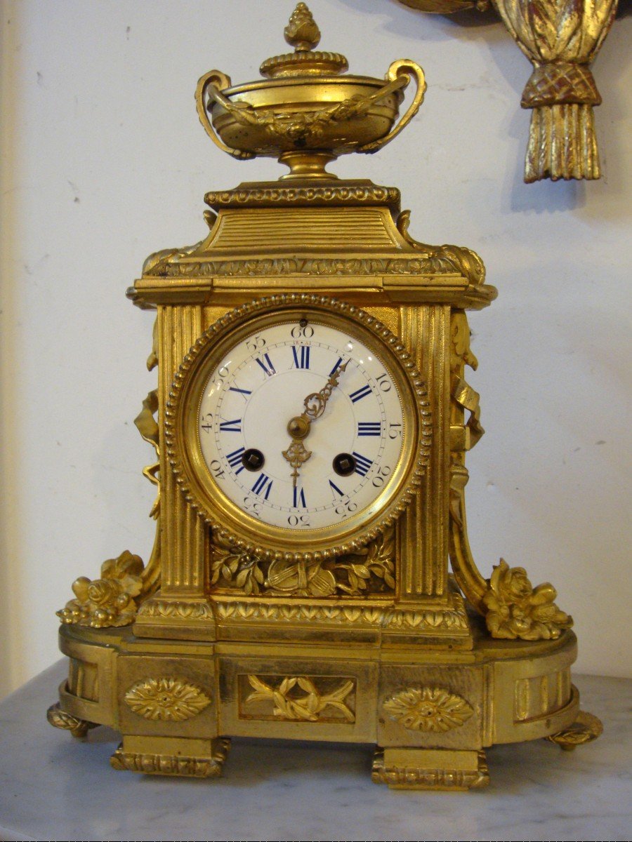 Gilt Bronze Clock