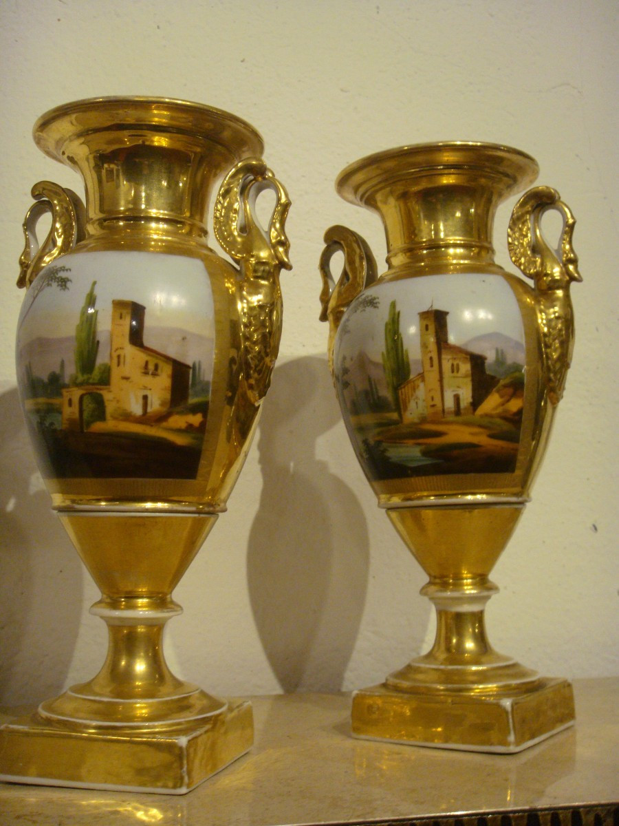 Pair Of Empire Style Vases -photo-2