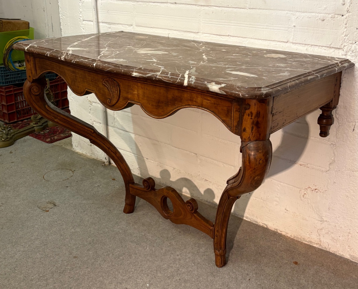 Console Louis XV  d’époque -photo-2