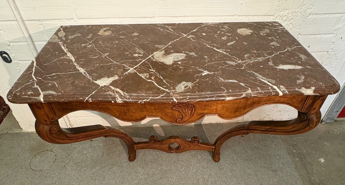 Console Louis XV  d’époque -photo-4
