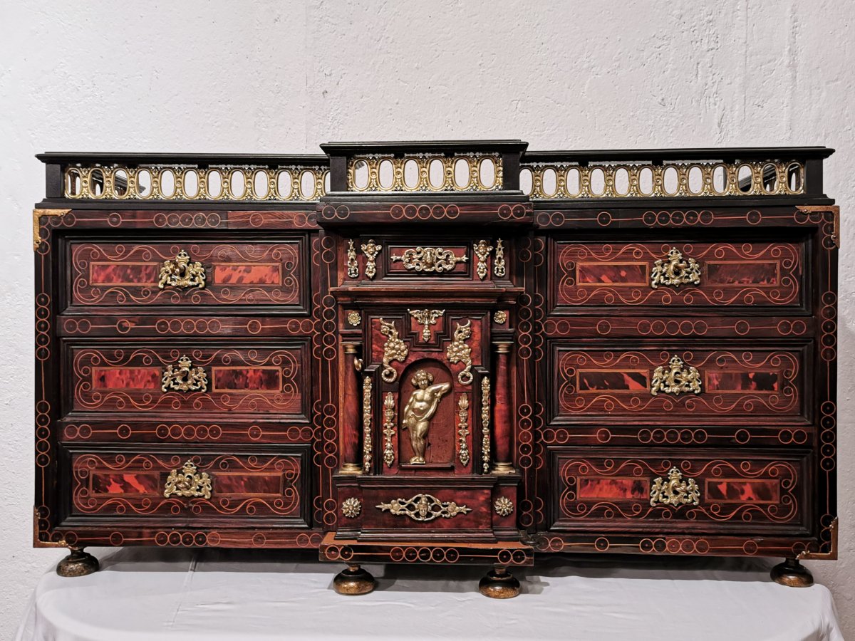 18th Century Spanish Travel Cabinet