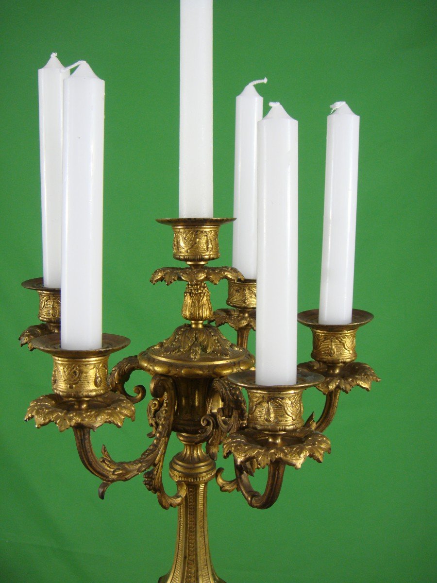 Bronze Candlesticks-photo-3