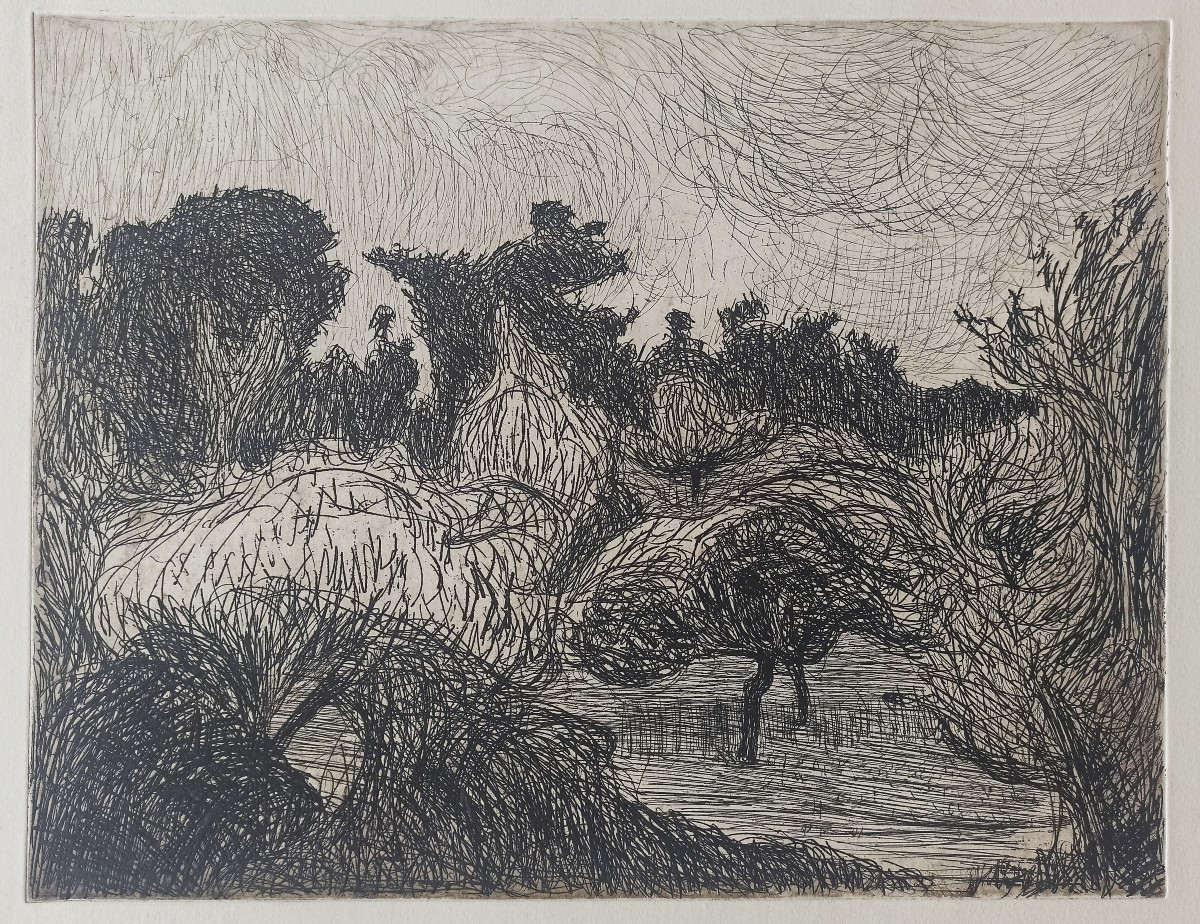 Roderic O'Conor, Le Verger, 1893 – eau-forte originale, tirage moderne (galerie Prouté 1981)