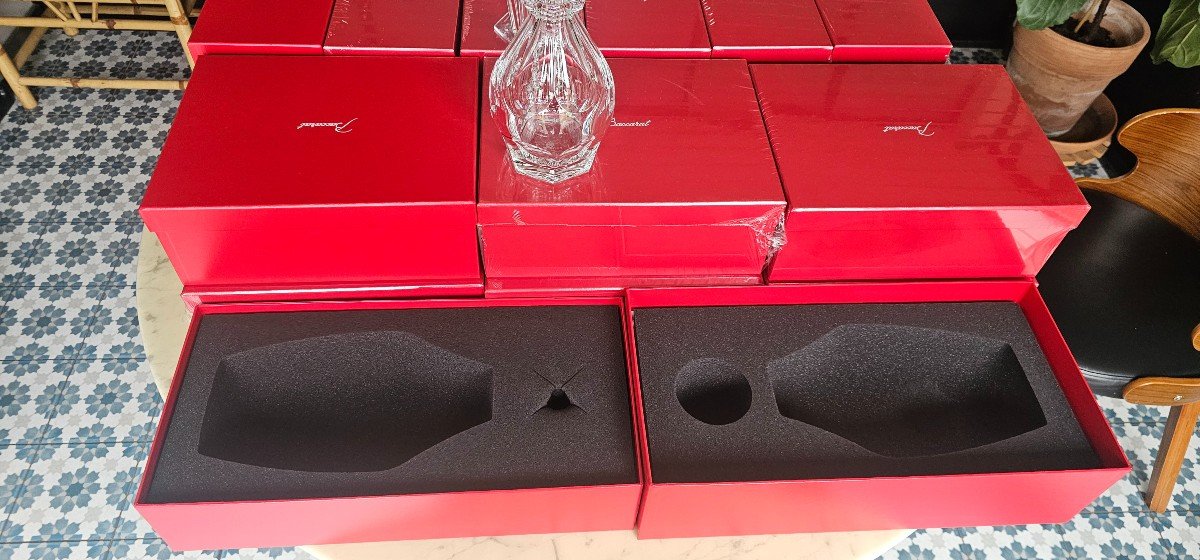 Service Complet En Cristal De Baccarat Modèle Harcourt 1841 de 37 Pièces Neuf Sous Blister -photo-1
