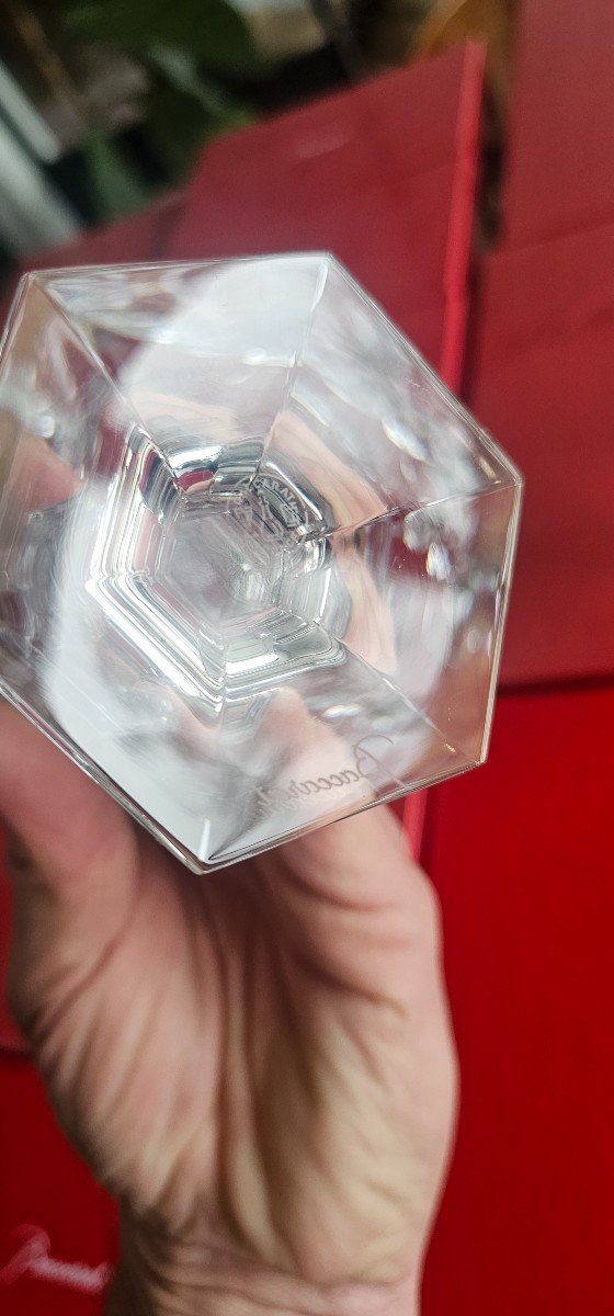 Service Complet En Cristal De Baccarat Modèle Harcourt 1841 de 37 Pièces Neuf Sous Blister -photo-5