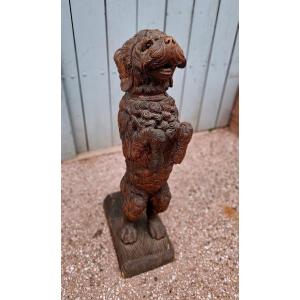 Rare Wooden Cane Holder Carved From Black Forest Pi