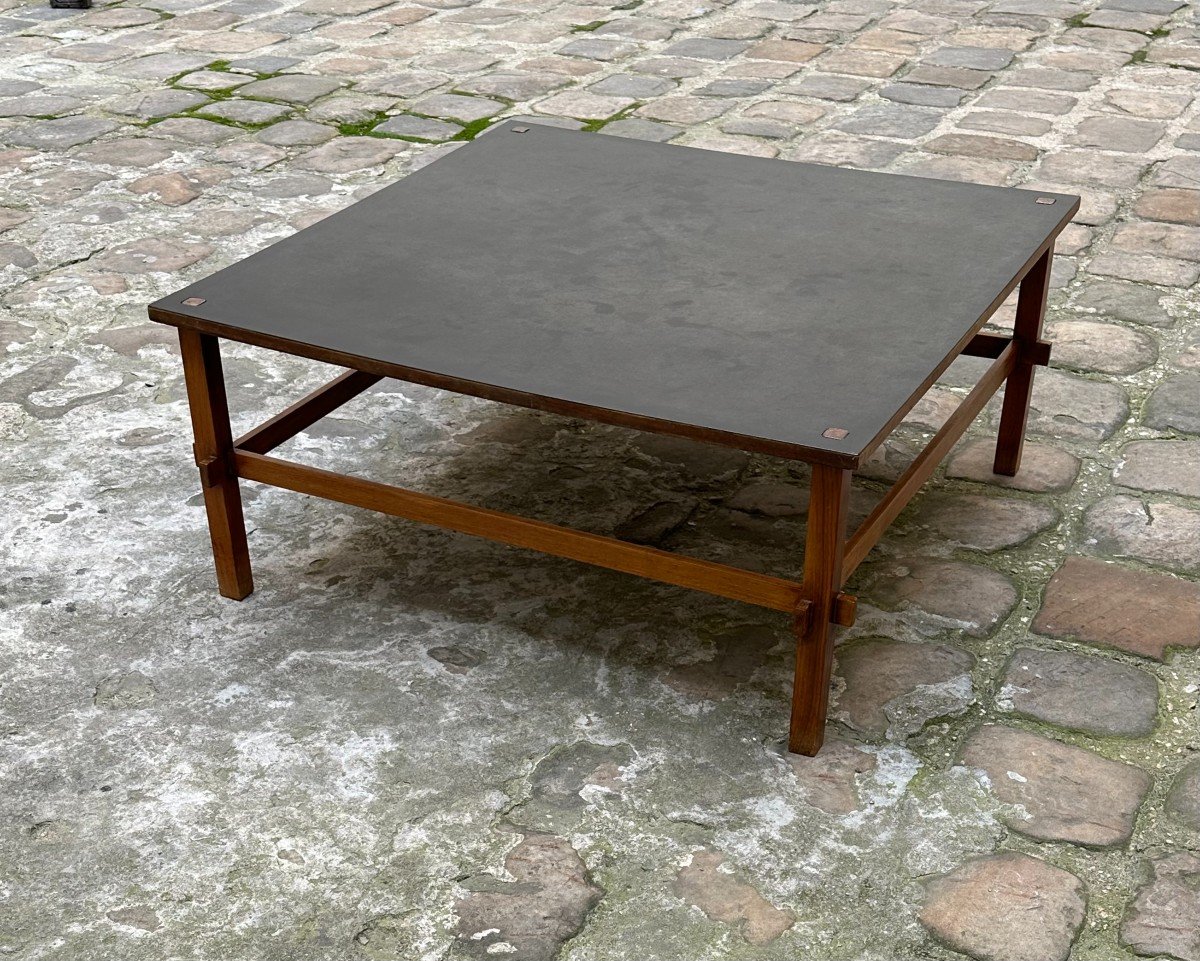 Table Basse Italienne De G.Frattini Pour Cassina (1957)-photo-2