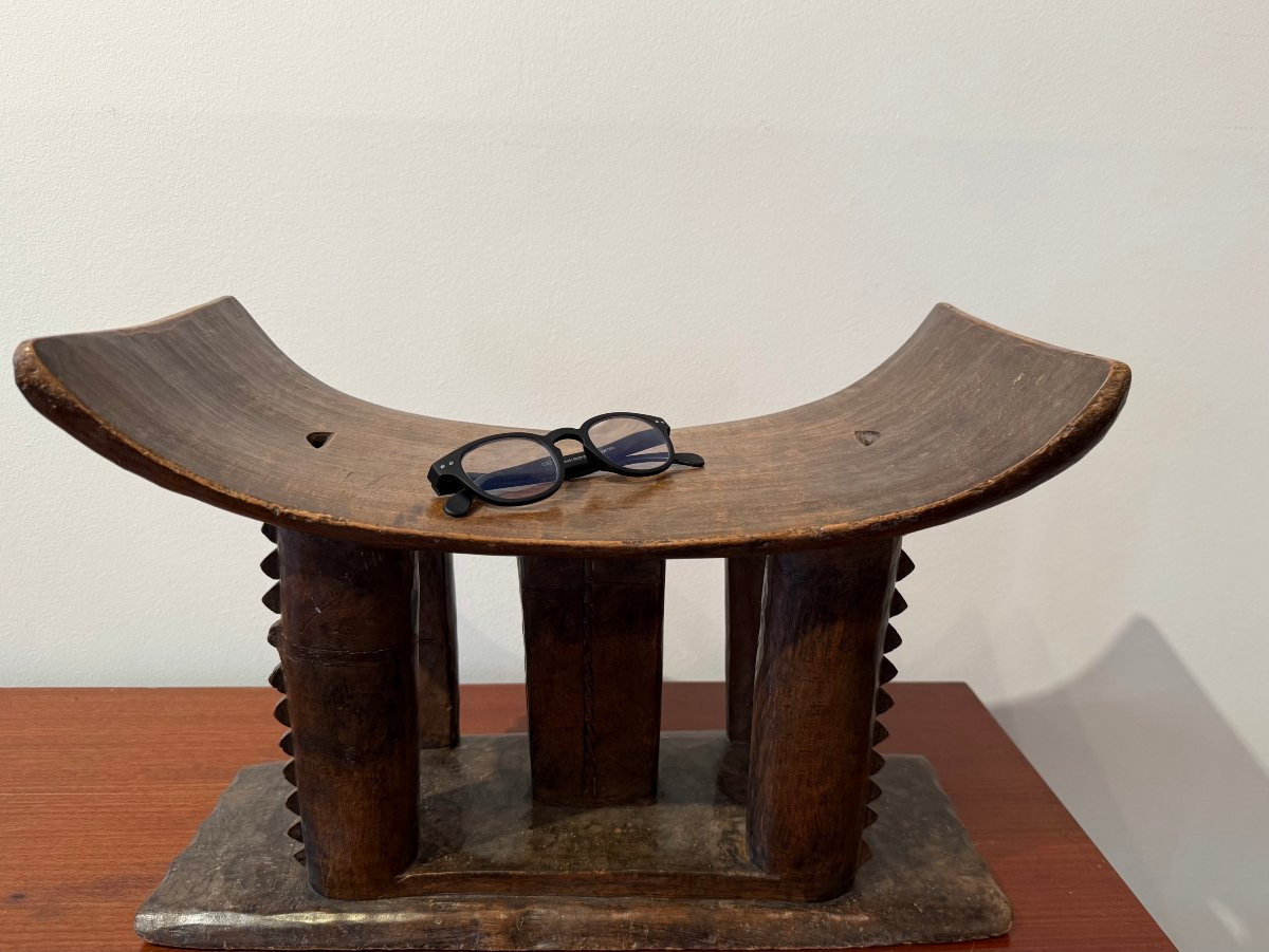 Ashanti (ghana) Stool Of A Queen Mother, Late 19th Early 20th Century -photo-3