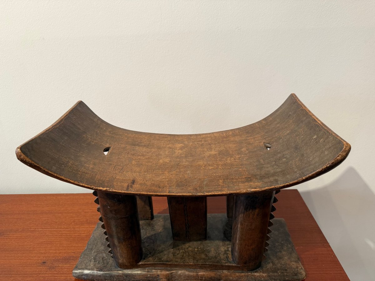 Ashanti (ghana) Stool Of A Queen Mother, Late 19th Early 20th Century -photo-4