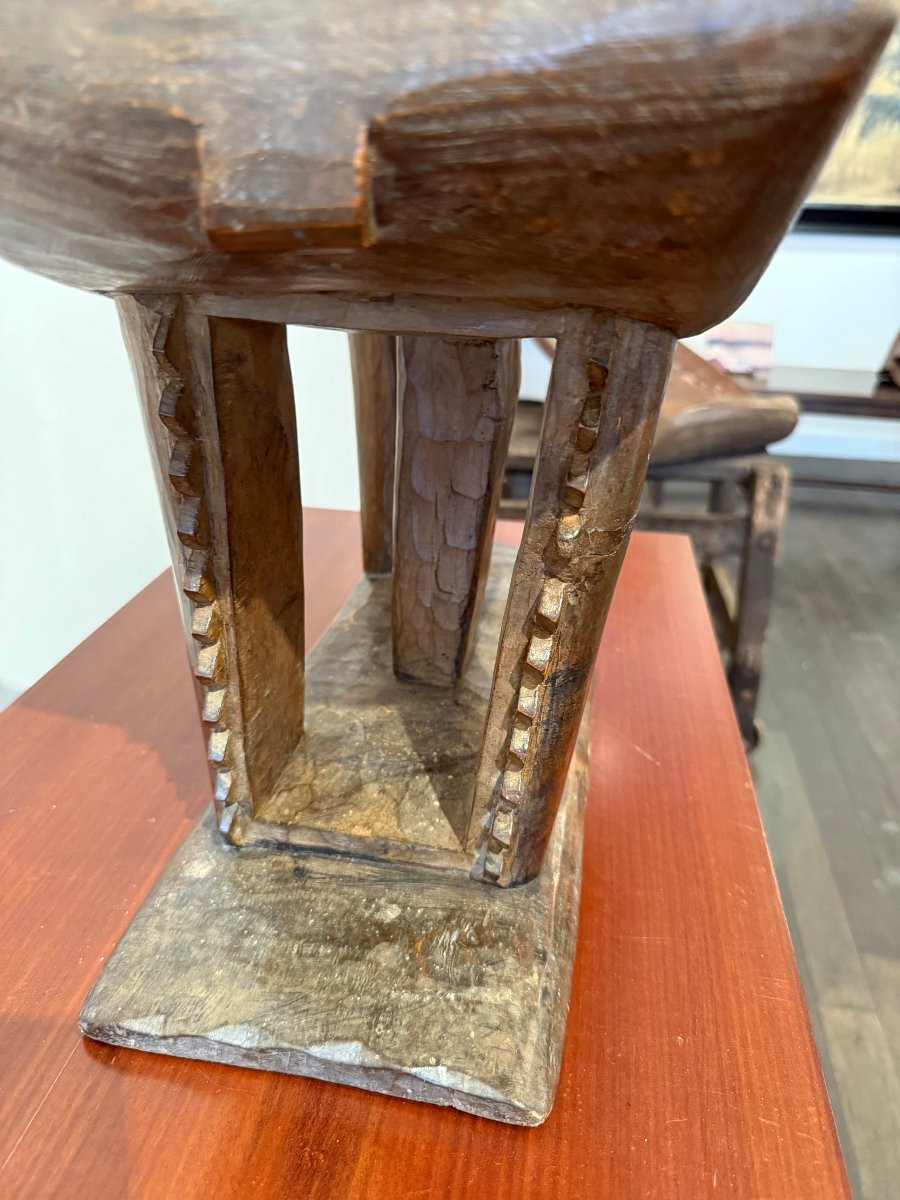 Ashanti (ghana) Stool Of A Queen Mother, Late 19th Early 20th Century -photo-5