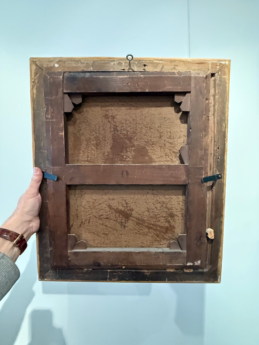 Sewing - Oil On Canvas By Charles Moreau, 1859-photo-4