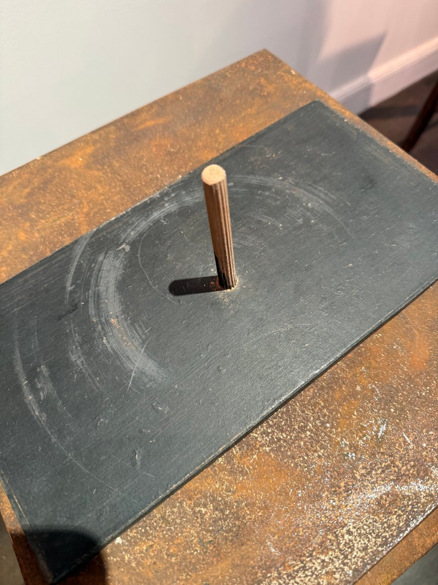 Sculpture abstraite en grès d'Alain Blanchard circa 1970 -photo-1