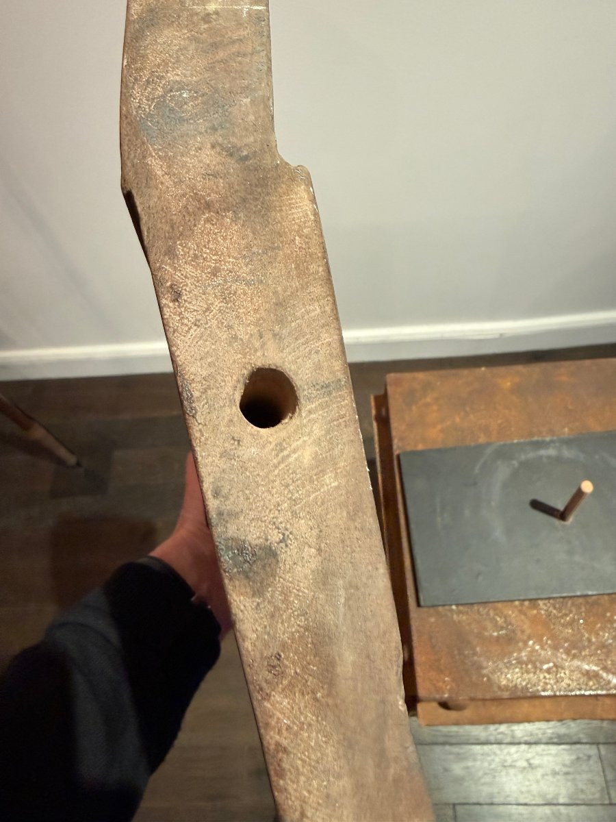 Sculpture abstraite en grès d'Alain Blanchard circa 1970 -photo-2