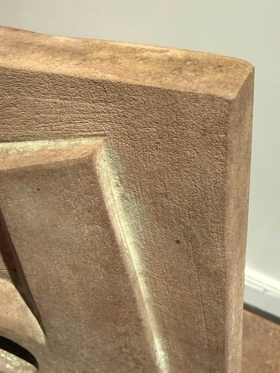 Sculpture abstraite en grès d'Alain Blanchard circa 1970 -photo-6