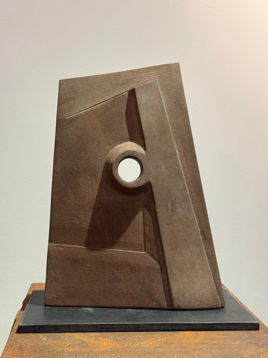 Sculpture abstraite en grès d'Alain Blanchard circa 1970 