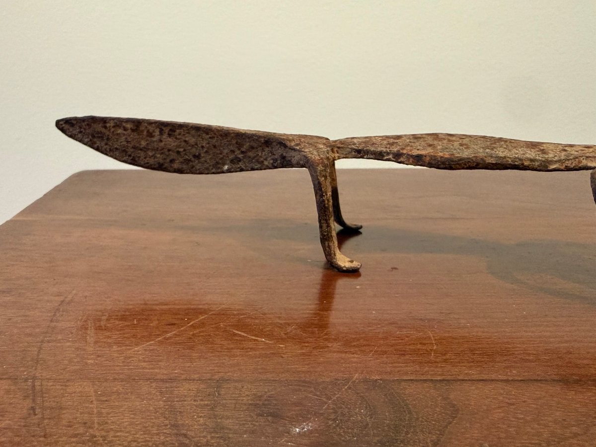 crocodile en fer forgé, Lobi, Afrique de l'Ouest vers 1950-60-photo-4