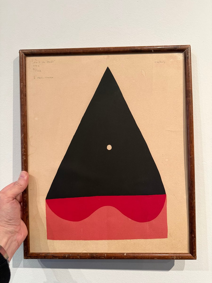 Nuit de Noel, Lithographie de Pierre Székely - 1972-photo-2