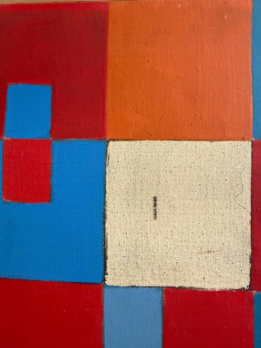 Composition géométrique, abstraction circa 1960-photo-2