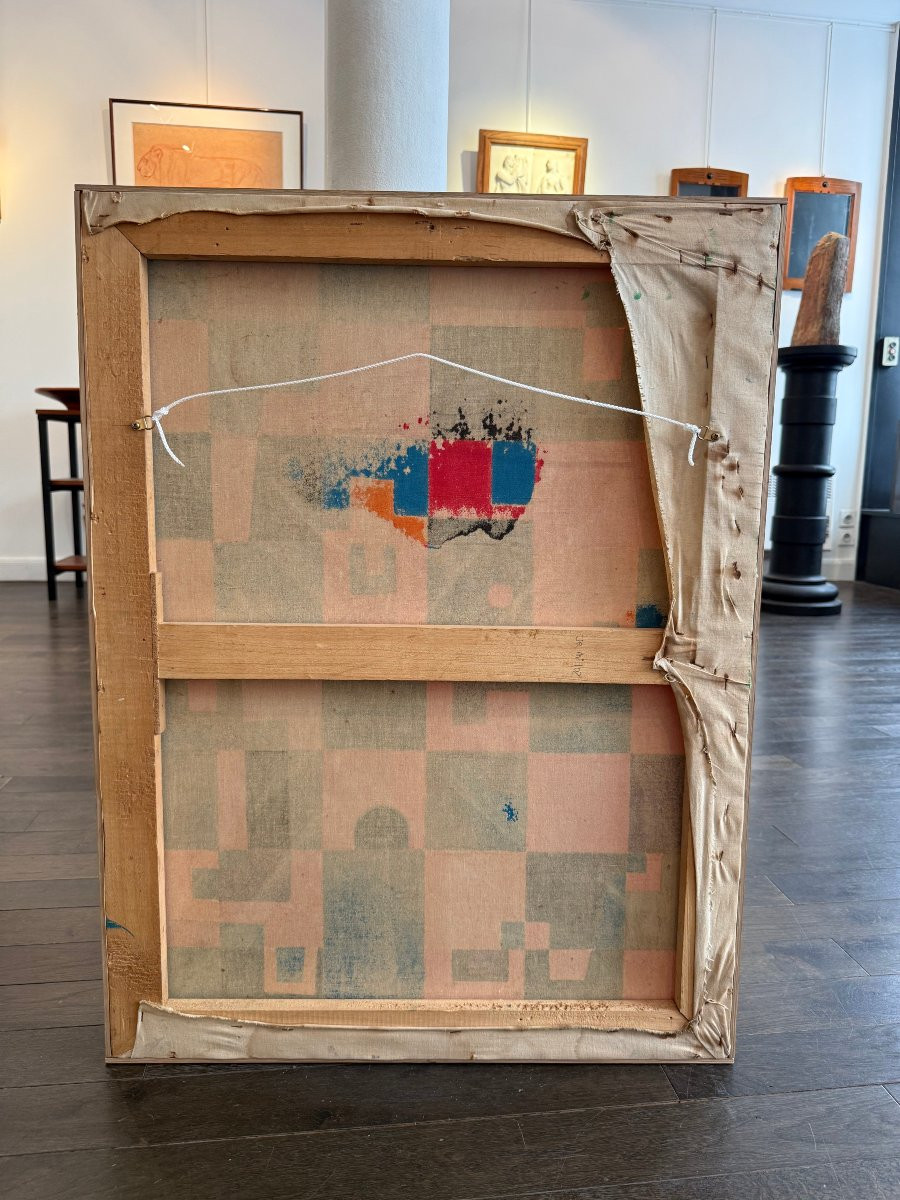 Composition géométrique, abstraction circa 1960-photo-2
