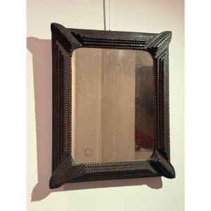 Miroir dit Foret Noire , Italie du Nord,  seconde moitié du 19 eme 