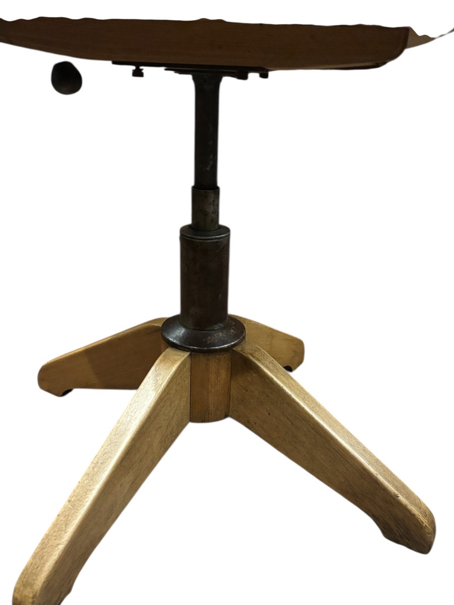 Industrial Swivel Office Chair – Stoll – Circa 1950-photo-1