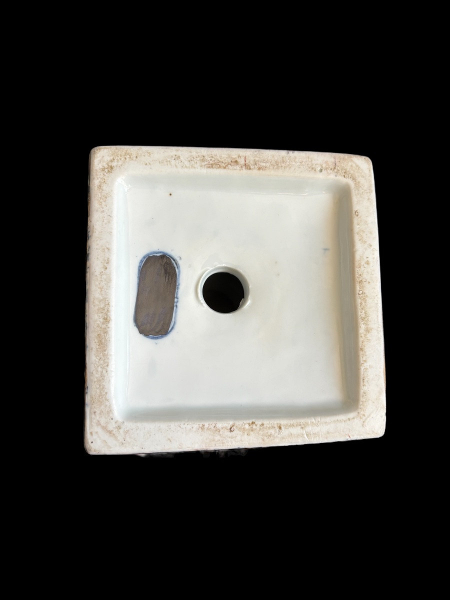 Vase Médicis en faïence émaillée – Style Renaissance-photo-1