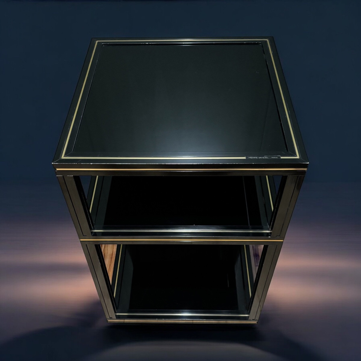 Pierre Vandel – Paris, Modernist Side Table, Circa 1970-photo-4