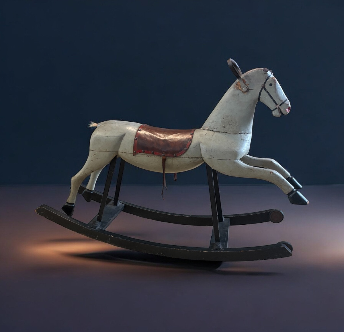 Cheval à Bascule Ancien en Bois – vers 1900/20