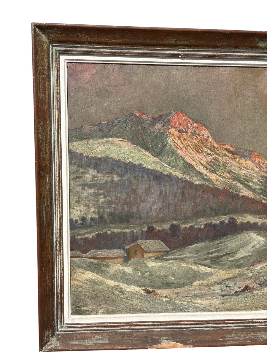 Large Oil On Canvas Signed Bianchi d'Espinosa – 1937-photo-2