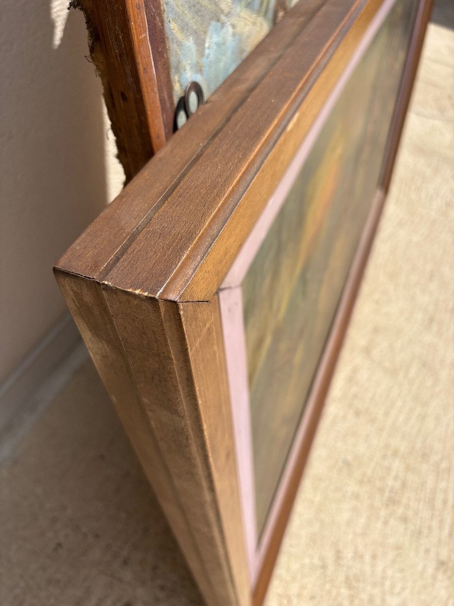 Rolf Kammann – Concert de grillon pour lutins – Grand tableau vers 1930-photo-5